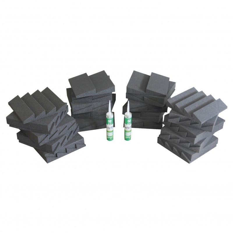 Kit schiuma acustica FOAM 30 e 40 per studio - POWER STUDIO SOG-3010_STUD_FOA_36