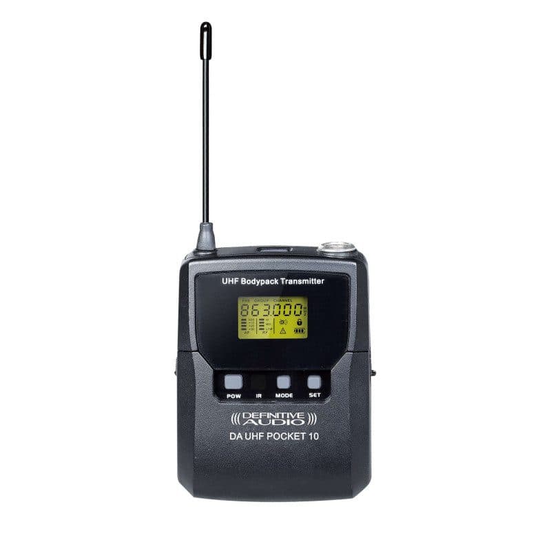 Body pack per radiomicrofoni DA UHF MH 100 - DEFINITIVE AUDIO DA UHF POCKET_10