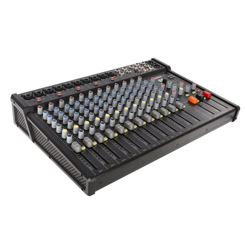 Mixer analogico 18 canali 10 Combo fader 60mm DSP - DEFINITIVE AUDIO TML 10 BU DSP