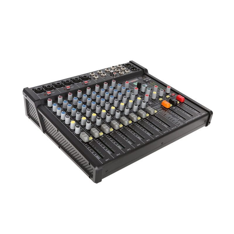Mixer analogico 14 canali 6 Combo fader 60mm DSP - DEFINITIVE AUDIO TML 6 BU DSP