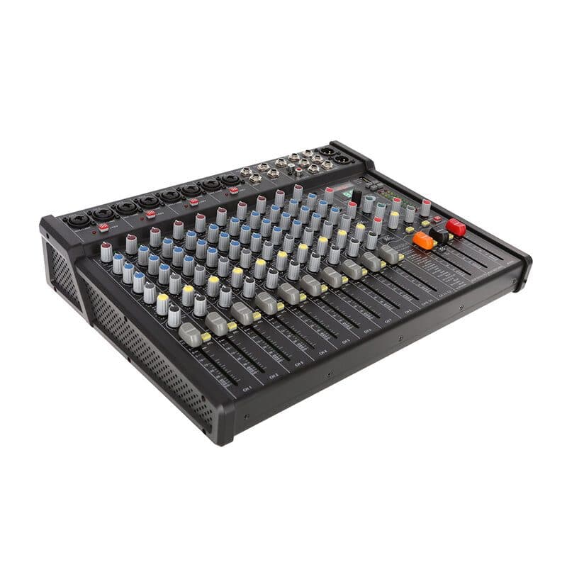 Mixer analogico 16 canali 8 Combo fader 60mm DSP - DEFINITIVE AUDIO TML 8 BU DSP