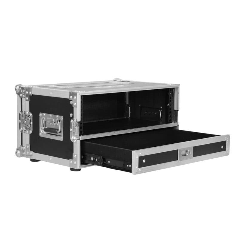 Flight case microfoni wireless 3U rack 19" con cassetto - POWER FLIGHTS SOG-4915_FT_HF_MIC3U