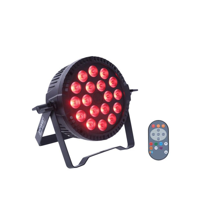 Proiettore PAR slim 18x6W QUAD RGBW DMX - POWER LIGHTING SOG-5750_PAR_18X6W_QUA