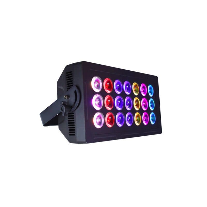 Proiettore pannello flood 21 LED RGBWA 15W 30° DMX - J.COLLYNS SOG-5751_PANEL315_PEN