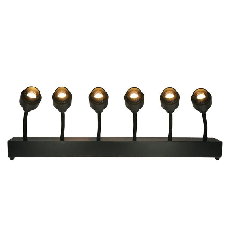 Barra LED 6 spot bianco caldo orientabili FOCUS 90WW - POWER LIGHTING SOG-6840_BARFOCUS_90WW