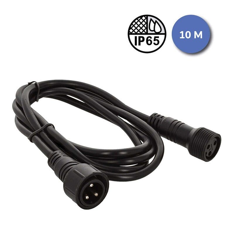 Cavo alimentazione IP65 IN/OUT 10m per PAR SLIM IP - POWER LIGHTING SOG-6840_IPCABSECT_10M