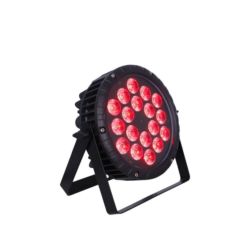 Proiettore wash IP65 PAR PENTA 180 18 LED 5-in-1 12W RGBW+A - POWER LIGHTING SOG-6840_IPPAR_180PEN