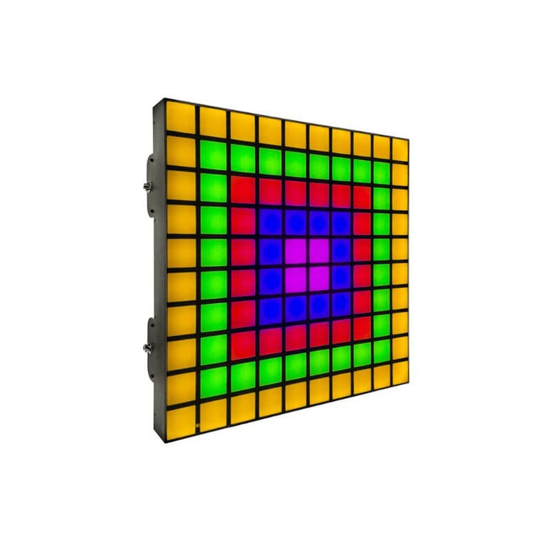 Pannello LED RGB matrice 10x10 pixel 55x55cm DMX - J.COLLYNS SOG-6861_ART_PANEL100