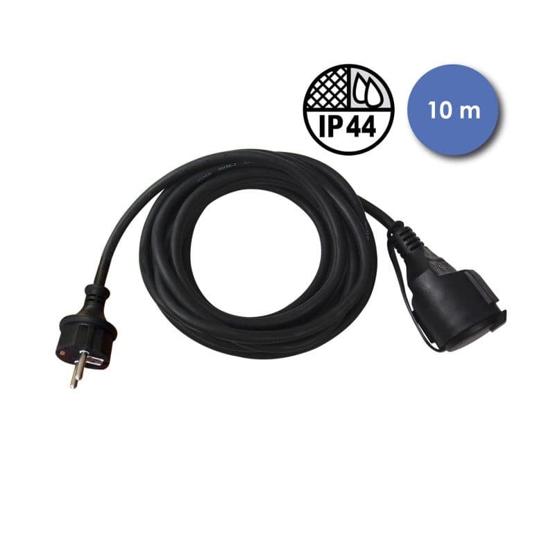 Prolunga 10m coperchio IP44 presa femmina - Power Acoustics CAB 2230