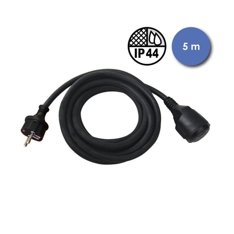 Prolunga 5m coperchio IP44 presa femmina - Power Acoustics CAB 2232