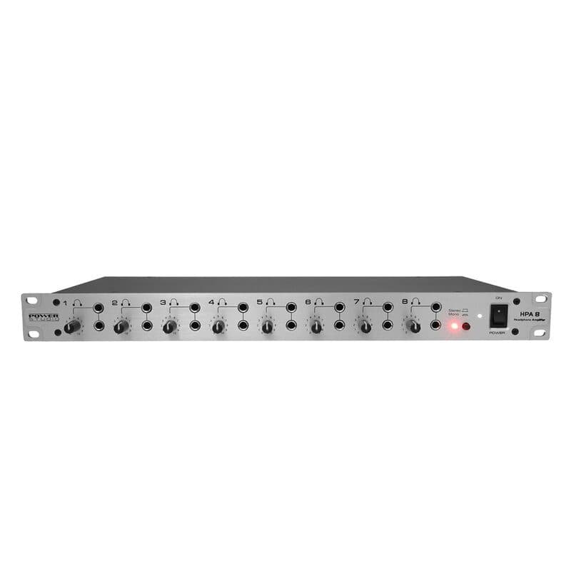Amplificatore cuffie professionale 8 canali rack 19" - HPA SOG-7300_HPA_8