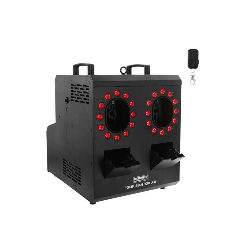 Macchina fumo bolle e luci RGBW DMX 8ch - POWER LIGHTING SOG-7812_FOGBUB_900LED