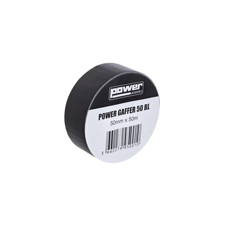 Nastro gaffer ultra resistente nero - POWER ACOUSTICS SOG-8010_GAFFER50_BL
