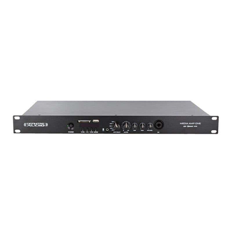 Lettore multimediale MP3 Bluetooth amplificatore 2x200W - DEFINITIVE AUDIO MEDIA AMP ONE