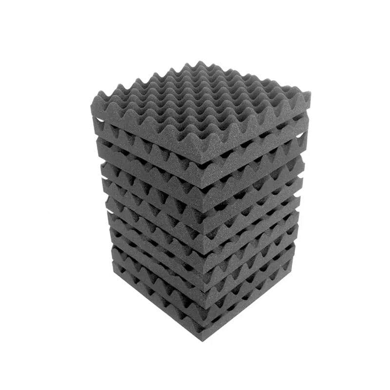 Pannelli schiuma acustica FOAM 100 50x50cm grigio conf. 10 - POWER STUDIO SOG-8201_FOAM_100