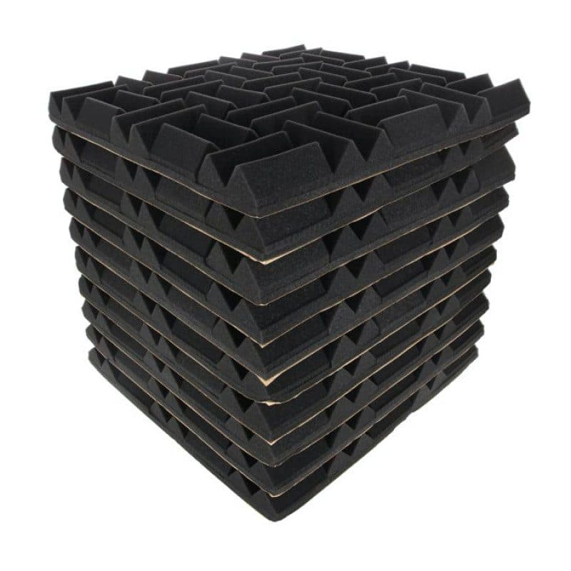 Schiuma acustica adesiva FOAM 350 grigio scuro conf. 10 - POWER STUDIO SOG-8201_FOAM_350AD