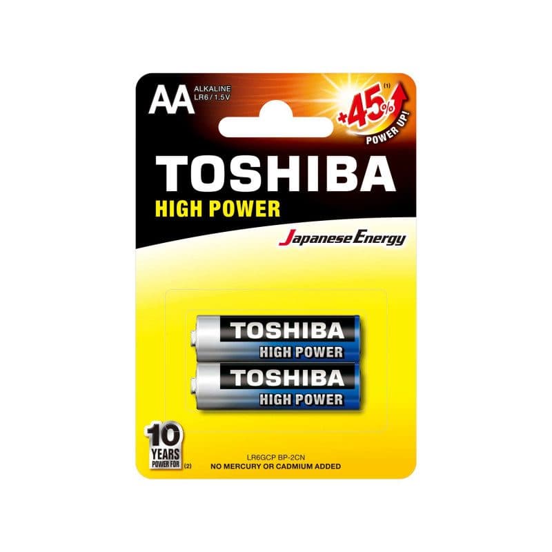 Batterie alcaline AA confezione 2 pezzi serie GCP - TOSHIBA SOG-8900_LR6GCP-2