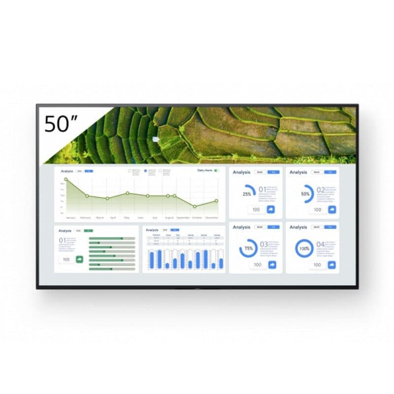 Display professionale 50" 4K HDR 440 nit - SONY FW-50BZ30L