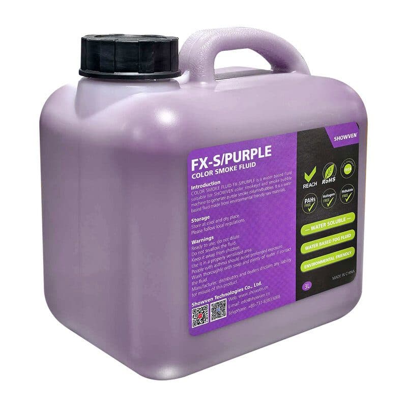Fluido fumo colorato viola 3L - SHOWVEN SPK-FX-S/PURPLE-3L