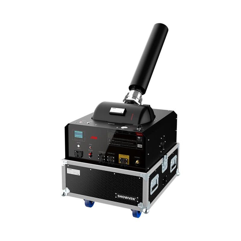 Macchina spara coriandoli aria compressa wireless gittata 45m - Showven SPK-UFETTI SHOOTER CA36