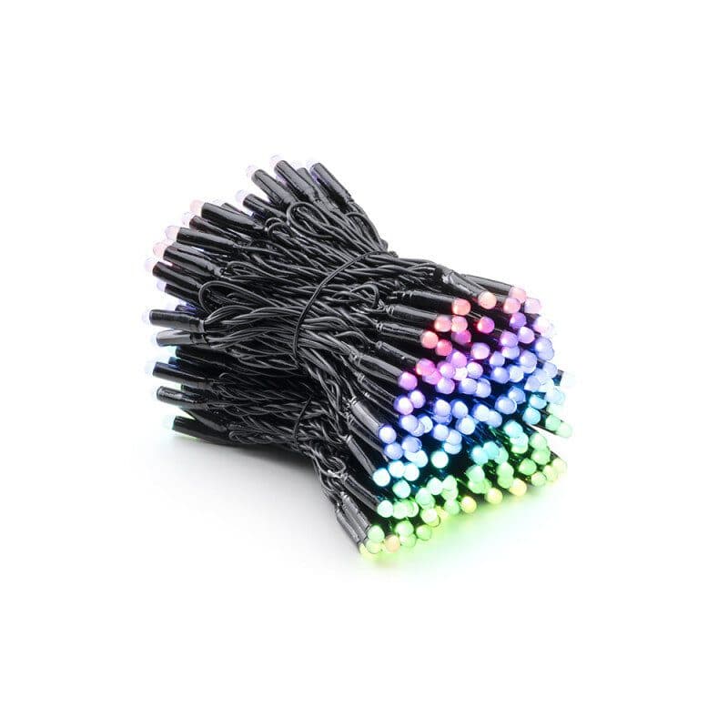 Treccia luminosa 250 LED RGB PLC 25m cavo nero - TWINKLY PRO TWI-TW-PLC-S-CA-1X250STP2