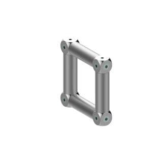 Cubo di giunzione 25 cm 4 dadi per tralicci P25 - TRABES UNI-C25Q 4
