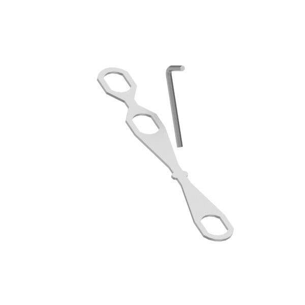 Kit chiavi assemblaggio sezioni cubo 25 cm - Trabes UNI-C25Q KC