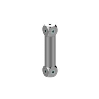 Cubo di giunzione 40 cm 2 dadi tralicci P40Q B40Q - TRABES UNI-C40Q 2