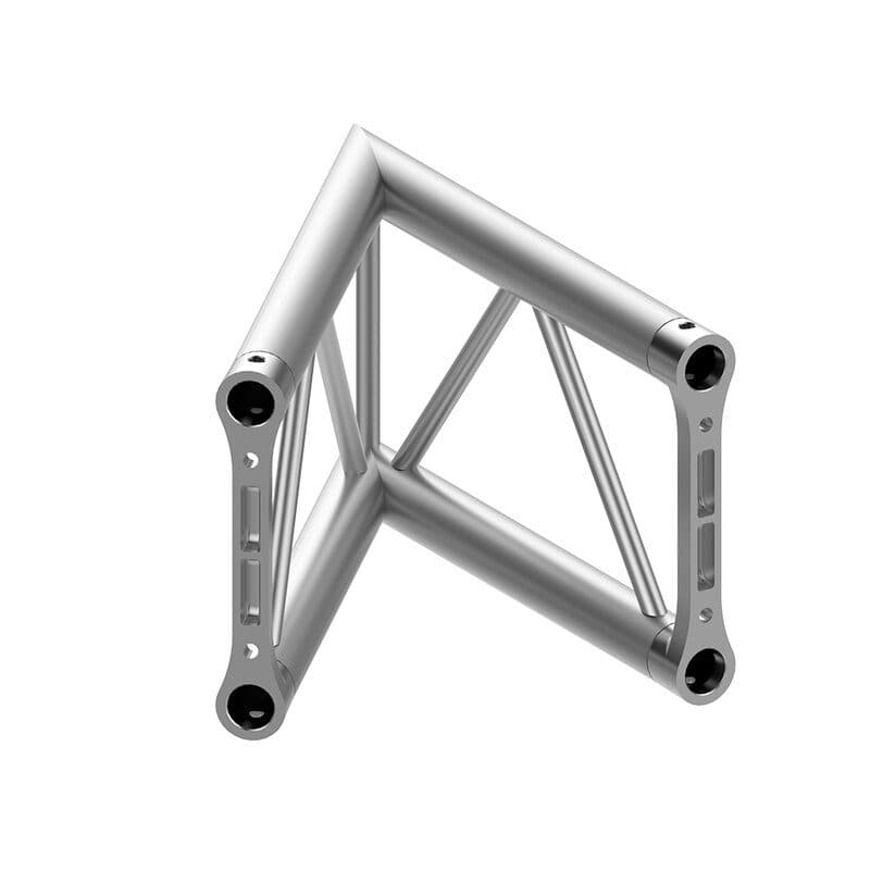 Flat section truss angle 25cm, 2-way 45° vertical - TRABES UNI-P25L 2L45V