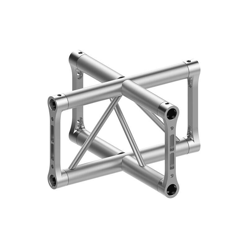Flat section truss corner 25 cm, 4-way X vertical - Trabes UNI-P25L 4XV