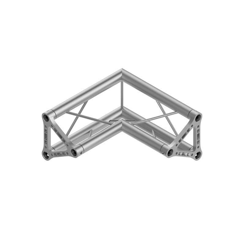 Angolo traliccio triangolare 25 cm 2 vie 90° con piastra - Trabes UNI-P25T 2L90I