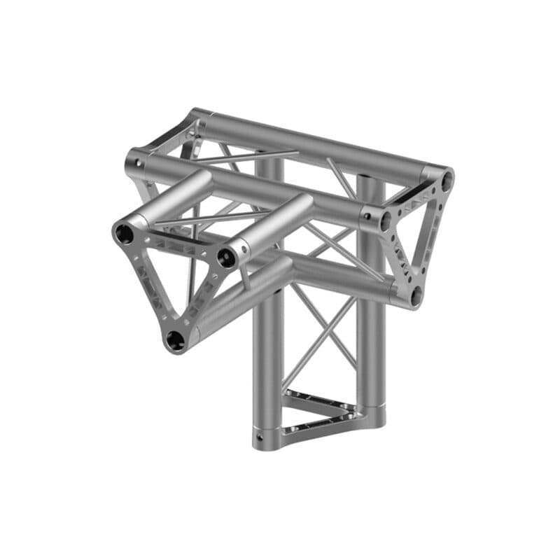 Angolo traliccio triangolare 25cm 4 vie a T piano - Trabes UNI-P25T 4TL