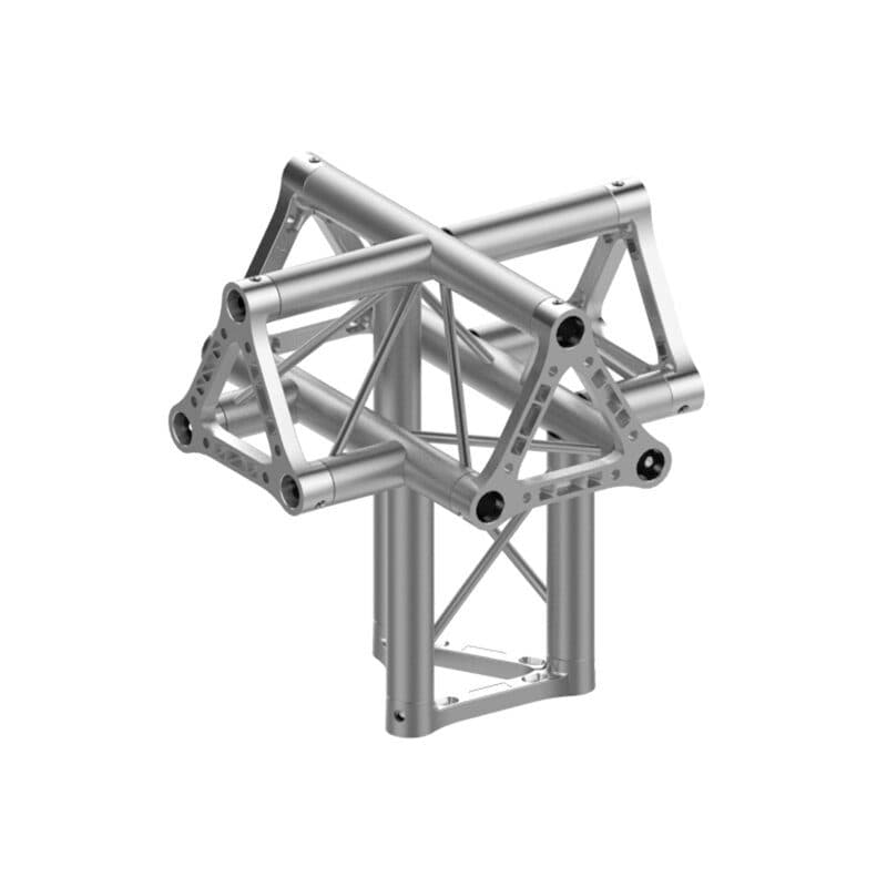 Angolo traliccio triangolare 25cm 5 vie a X vertice alto - Trabes UNI-P25T 5X