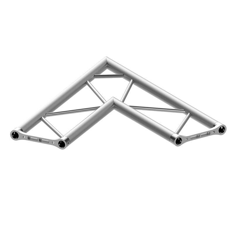 Angolo traliccio sezione piatta 29 cm 2 vie 60° orizzontale - TRABES UNI-P30L 2L60P