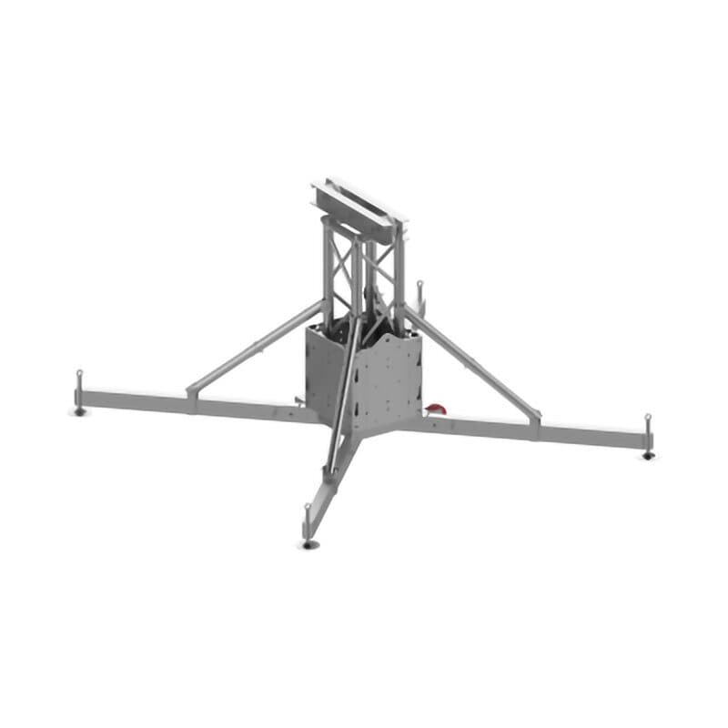 Kit torre sezione 29 base carrello top h. max 7 m portata 1000 kg - TRABES UNI-P30Q T