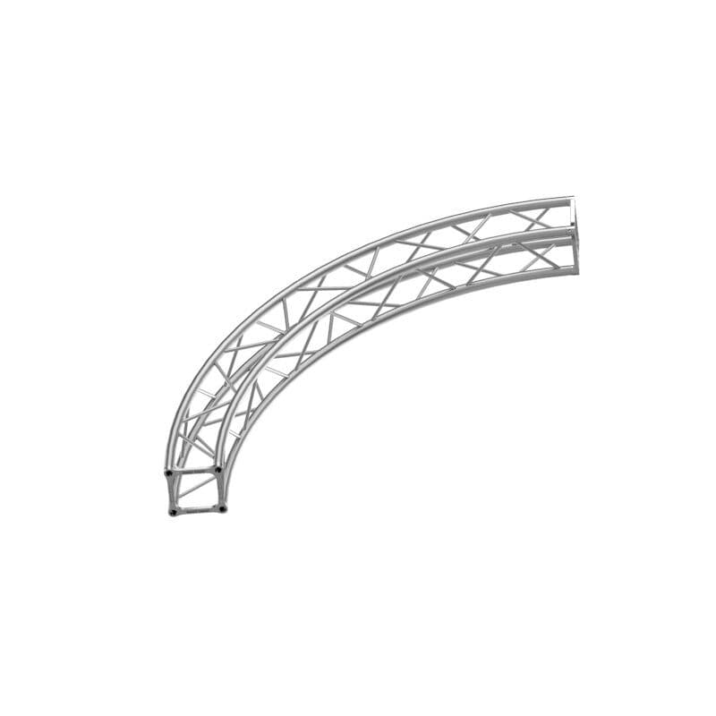 Traliccio sezione quadra heavy duty antitorsione Ø 1200 cm, 12 sez. - TRABES UNI-P30QHC 1200
