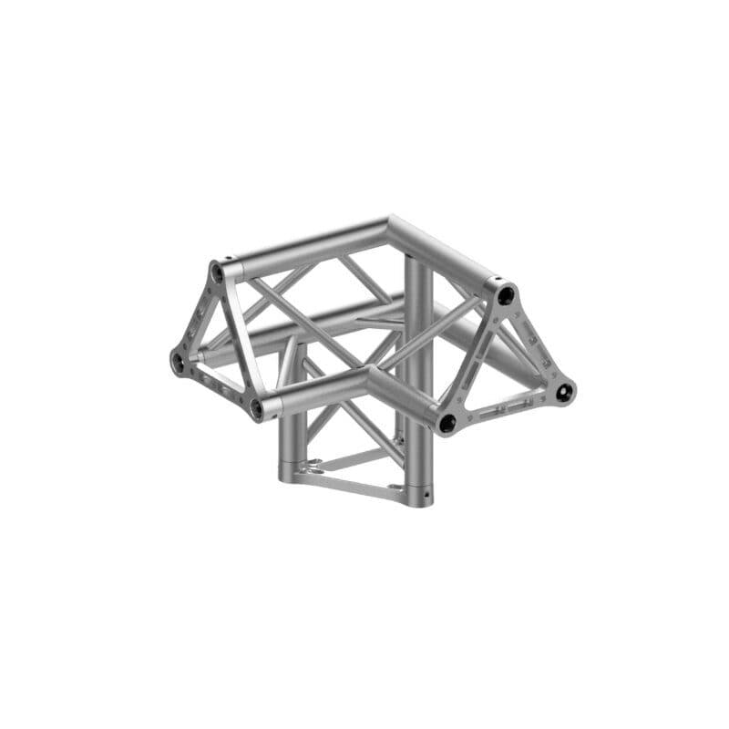 Angolo traliccio triangolare 29 cm 3 vie a T vertice alto - Trabes UNI-P30T 3TT