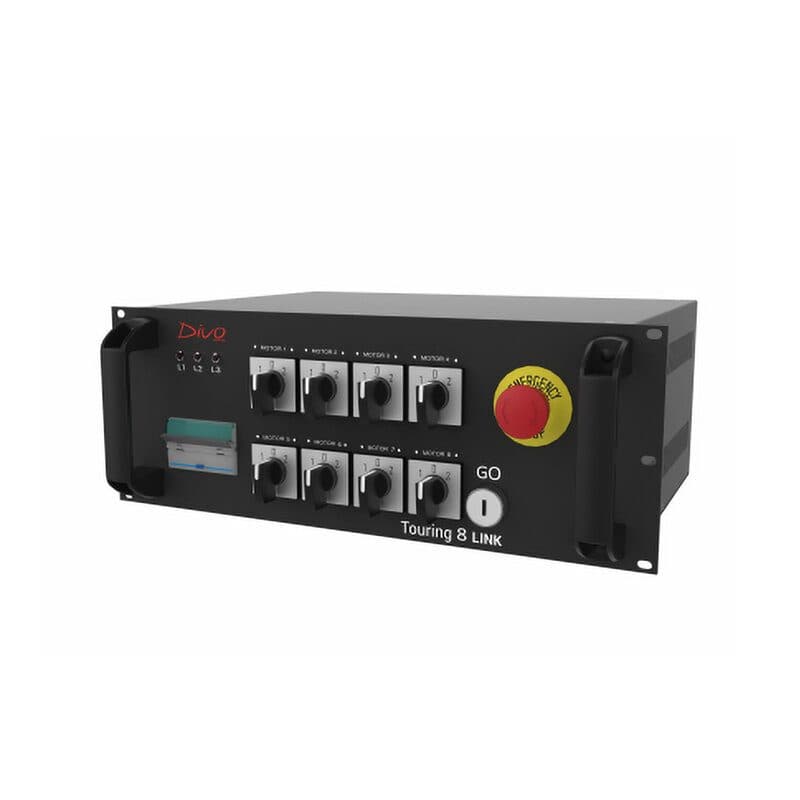Controller motore paranco 8 canali sali/scendi Touring Link - TRABES UNI-SMC08L