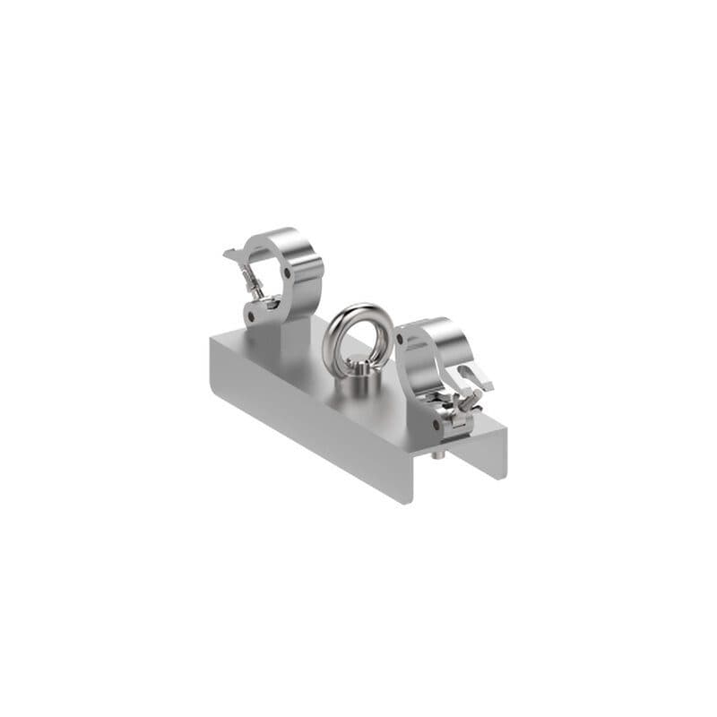 Staffa di sospensione sezione 40mm con clamp - Trabes UNI-TS40