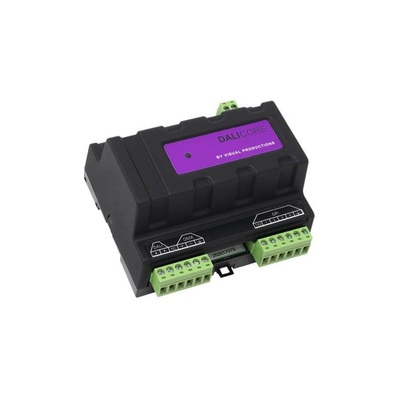 Controller illuminazione DALI DALI-2 DT-8 DMX - VISUAL PRODUCTIONS VIS-DALICORE