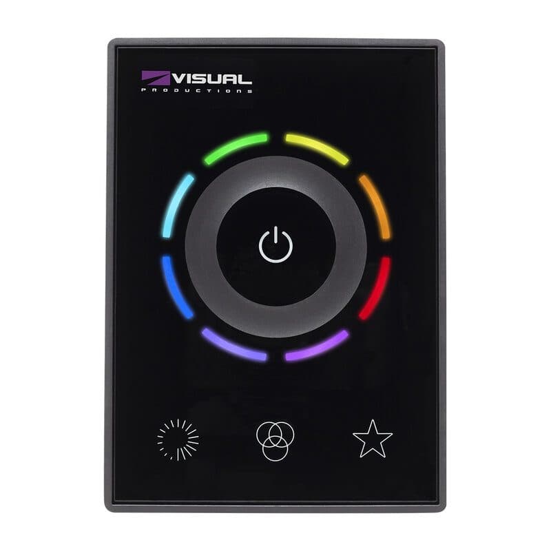 Controller DMX touch da parete non programmabile - VISUAL PRODUCTIONS VIS-ENCOLOR T10