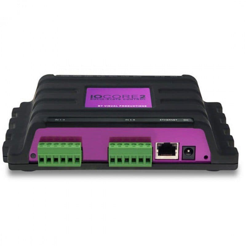 Interfaccia GPIO 8 GPI 8 GPO DMX RS-232 - VISUAL PRODUCTIONS VIS-IOCORE2