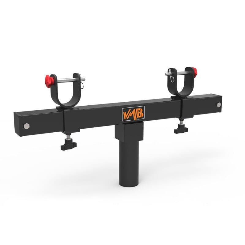 Supporto regolabile traliccio pezzo a U inserimento Ø55 mm nero - VMB PSU-074B