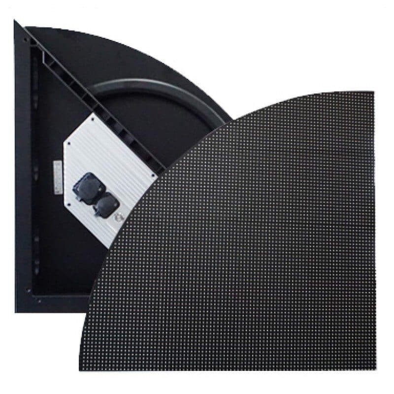 Display LED a settore circolare P3.9 indoor 500x500mm SMD2020 - YES TECH YES-P3.9MG13I21